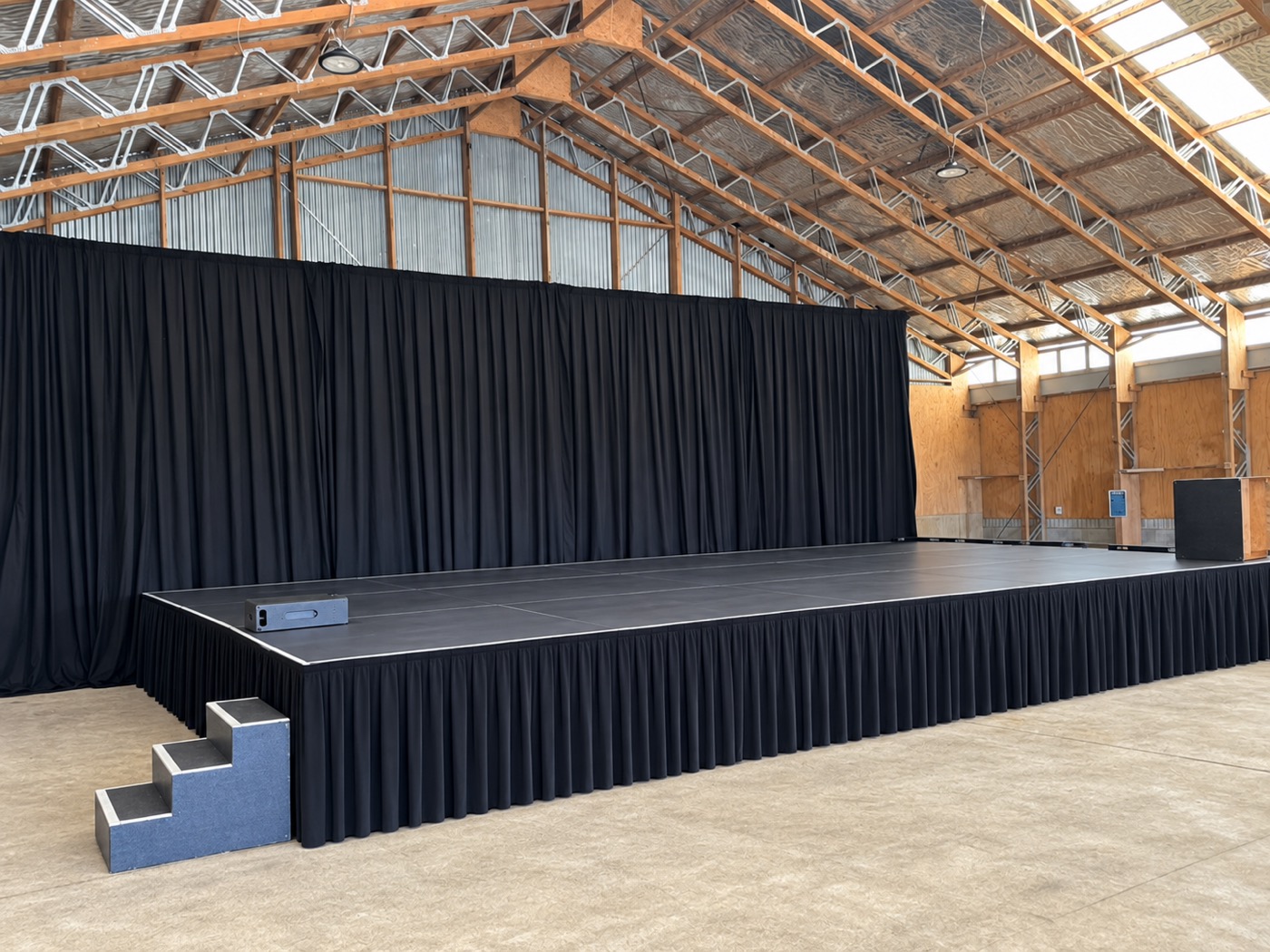 Stage and lighting hire